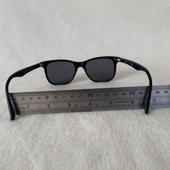 RAY BAN RB5279 2000 Black Mens Rectangle Full Rim Eyeglasses 55-18-145 - Picture 12 of 12